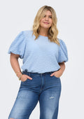 Only Carmakoma Bluse 15383576 193179-Cashmere Blue