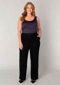 Base level curvy Pantalon 7000129-oud 1000 black