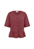 wasabiconcept Bluse W20629 4985 OXBLOOD RED