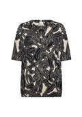 wasabiconcept Bluse W20642 9999C BLACK COMBI