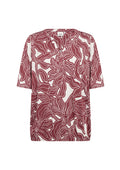 wasabiconcept Bluse W20642 4985 OXBLOOD RED COMBI