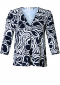 Yest Curve Tunika A006126 2052 Marine/Off-White