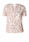Yest Curve Bluse A006128 975 antique white/multi