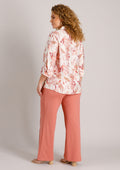 Yest Curve Bluse A006370 159 natur/mehrfarbig