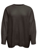 Vero Moda Curve Pullover 10335635 297957001-Chocolate Torte/MELANGE