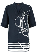 Doris Streich Bluse 212 129 marine