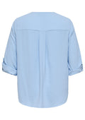 Only Carmakoma Bluse 15370487 187358-Chambray Blau