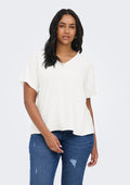 Only Carmakoma Bluse 15369823 177922-Cloud Dancer