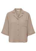 Only Carmakoma Bluse 15353753 189818-Oxford Tan