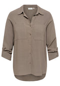 Only Carmakoma Bluse 15375216 239935-Walnuss