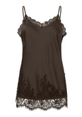 Pieces Curve Bluse 17170040 302664-Hot Fudge