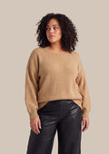 Exxcellent Pullover 26WLE03 533 brown sugar