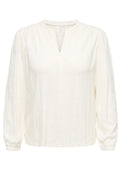 Only Carmakoma Bluse 15381049 177922-Cloud Dancer