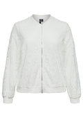Vero Moda Curve Jacke 10321079 175598002-Snow White/Flower lace