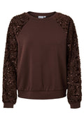 Pieces Curve Pullover 17170487 276535-Chicory Coffee