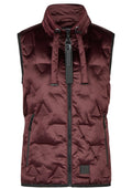 Doris Streich Weste 543 189 Aubergine