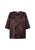 wasabiconcept Bluse 500206 8980 CHOCOLATE PLUM