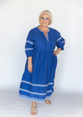 Orientique Kleid 30220 Blau