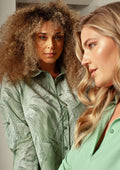 PlusBasics Blouse 18 192 089 Green Meadow