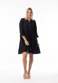 Orientique Kleid 40239 Schwarz