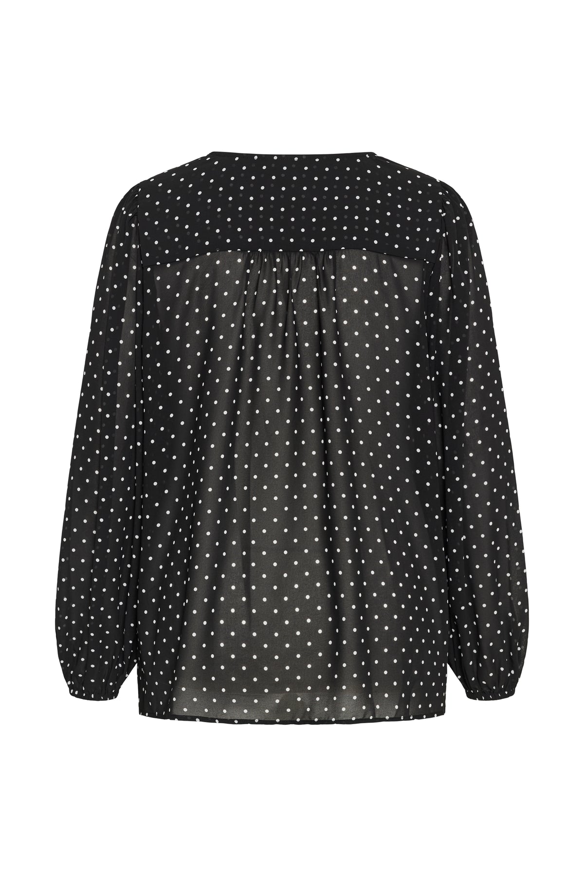 Kaffe Curve KCminda blouse packshot achterkant