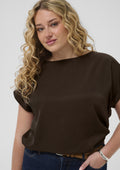 Kaffe Curve Bluse 10583812 190915 Coffee Bean