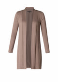 Base level curvy Vest 7000001-1 9043 Dark Taupe