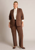 Yest Curve Blazer A006438 Mokka-Braun/Sand