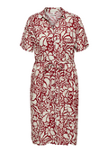 Only Carmakoma Kleid 15368682 235235002-Merlot/NARRI PRINT