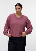 Vero Moda Curve Pullover 10351950 241235-Renaissance Rose