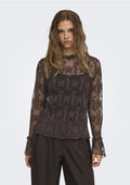 Vero Moda Curve Bluse 10345961 297957-Chocolate Torte