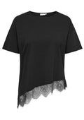 Only Carmakoma Bluse 15387828 177911002-Black/BLACK LACE