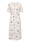 Only Carmakoma Kleid 15323369 177922011-Cloud Dancer/FAVORITE FLOWER